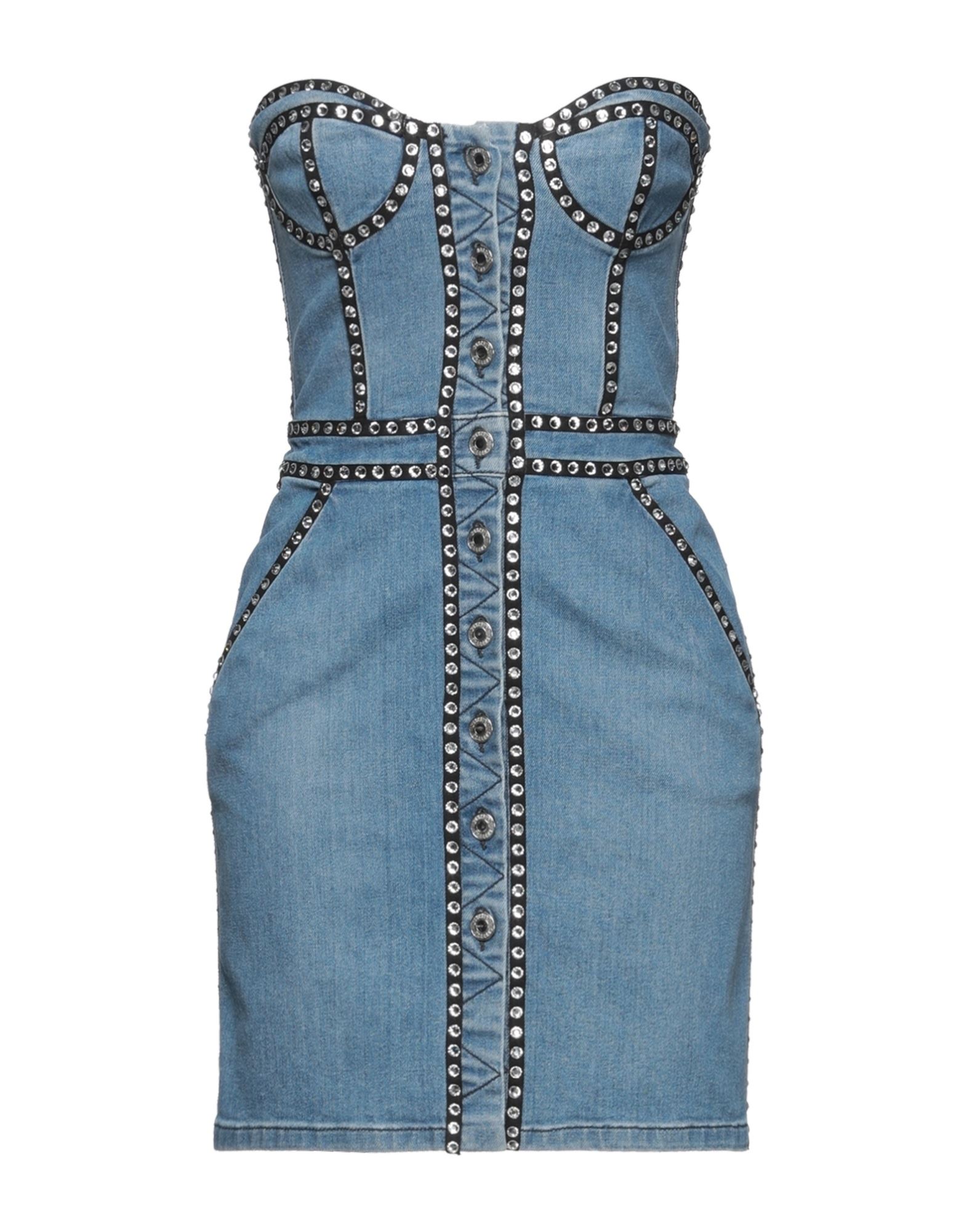 Moschino Short Dresses In Blue