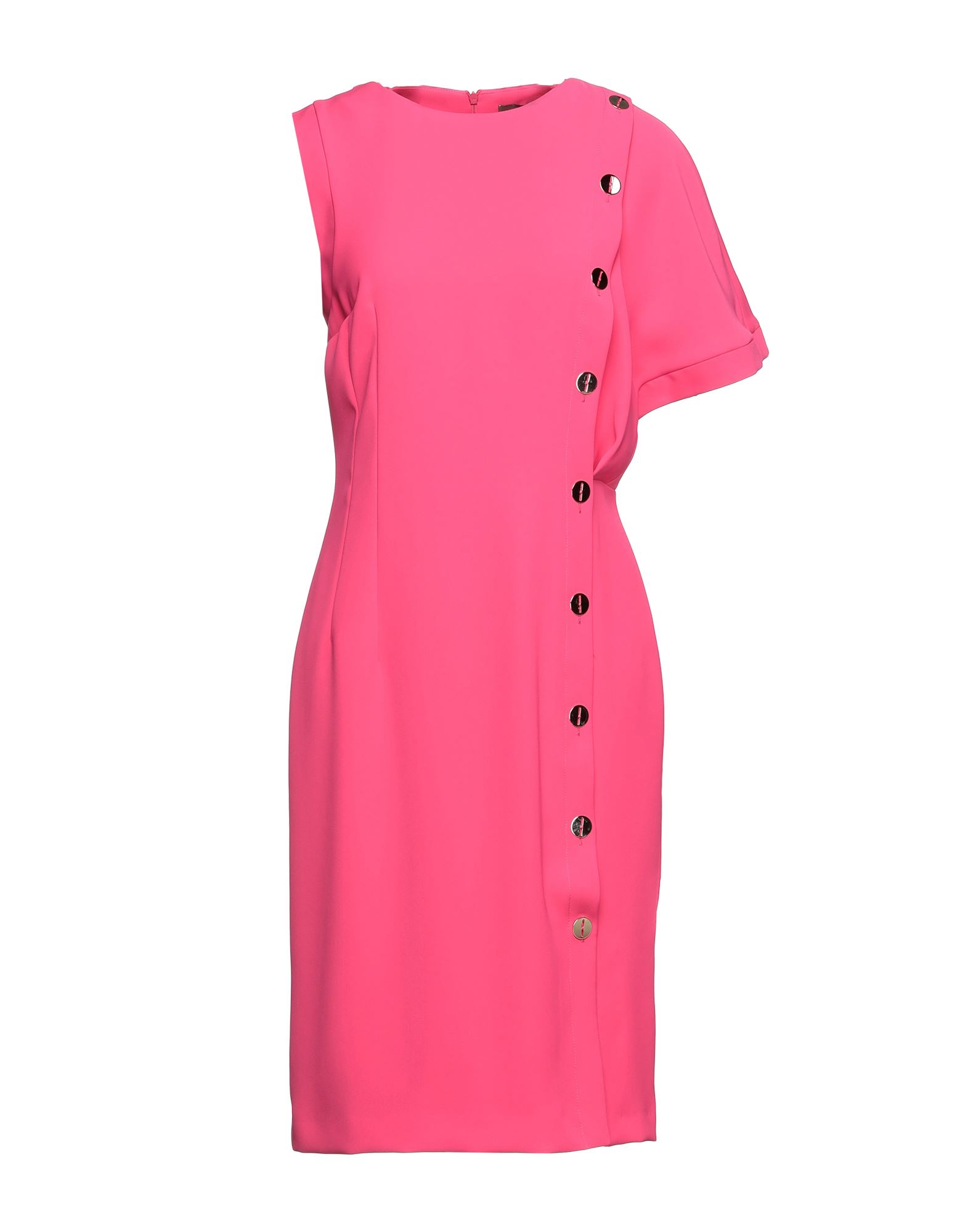Space Simona Corsellini Midi Dresses In Fuchsia