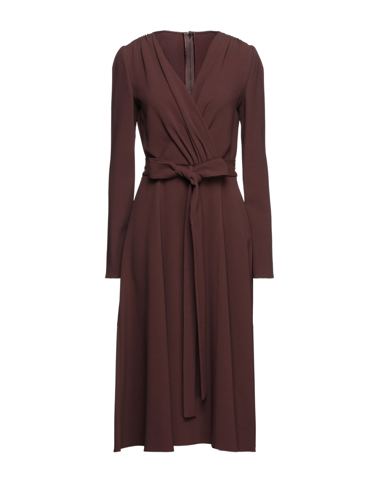 Dolce & Gabbana Midi Dresses In Brown