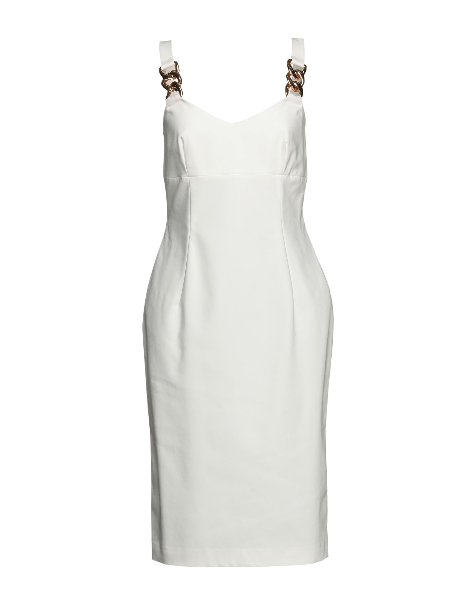 Clips More Midi Dresses In White