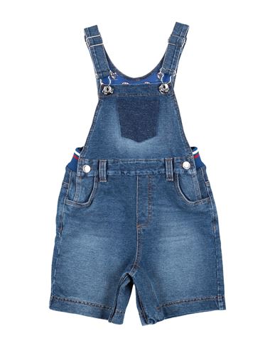 Dolce & Gabbana Newborn Boy Baby Jumpsuits Blue Size 3 Cotton, Elastane