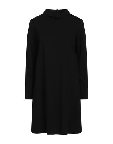 Meimeij Woman Mini Dress Black Size 4 Viscose, Polyamide, Elastane In Black