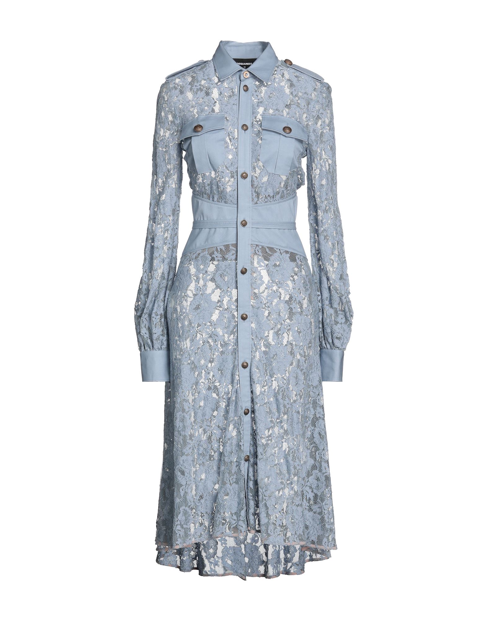 Dsquared2 Midi Dresses In Blue
