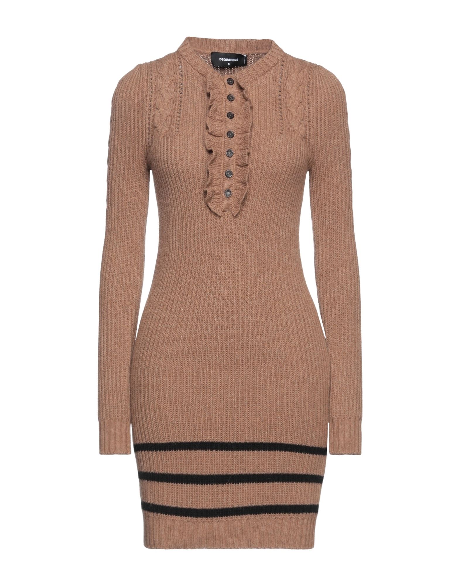 Dsquared2 Short Dresses In Brown