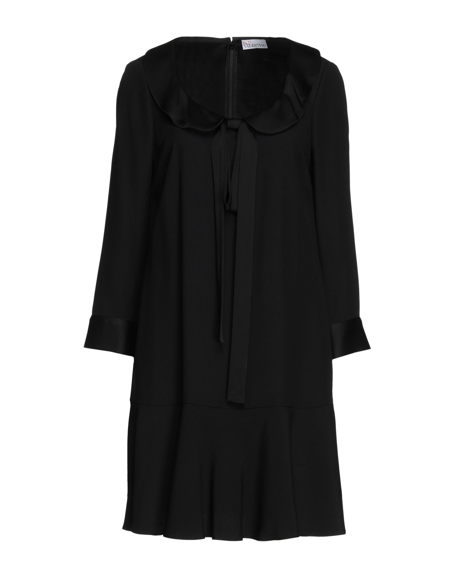 Red Valentino Short Dresses In Black