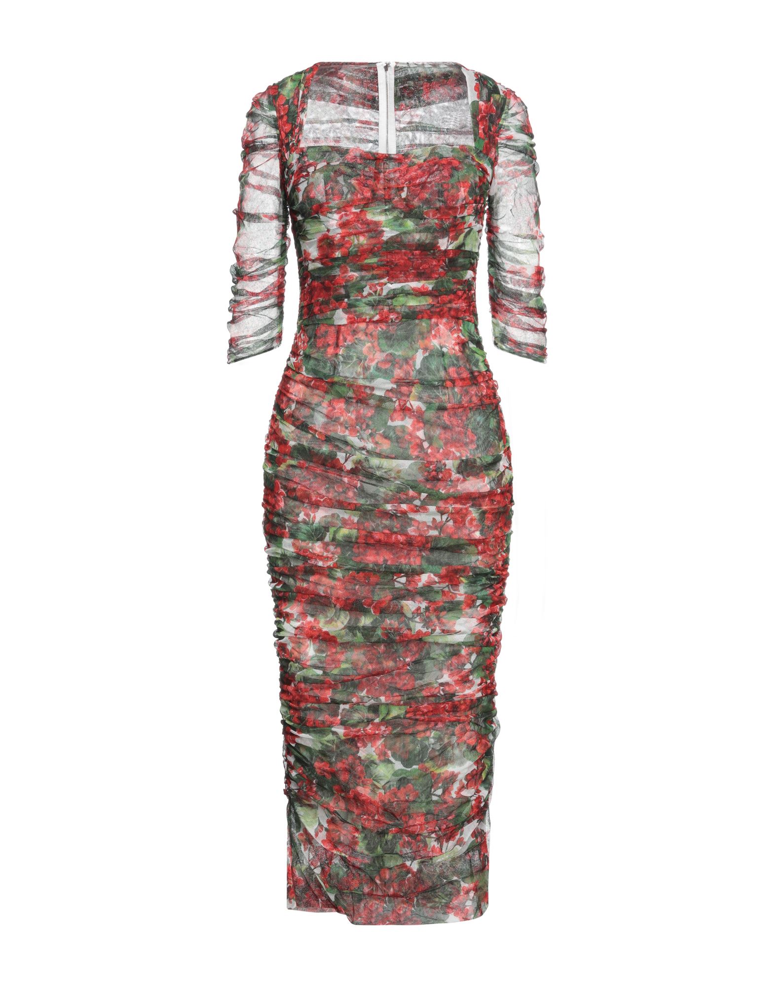 Dolce & Gabbana Midi Dresses In Red