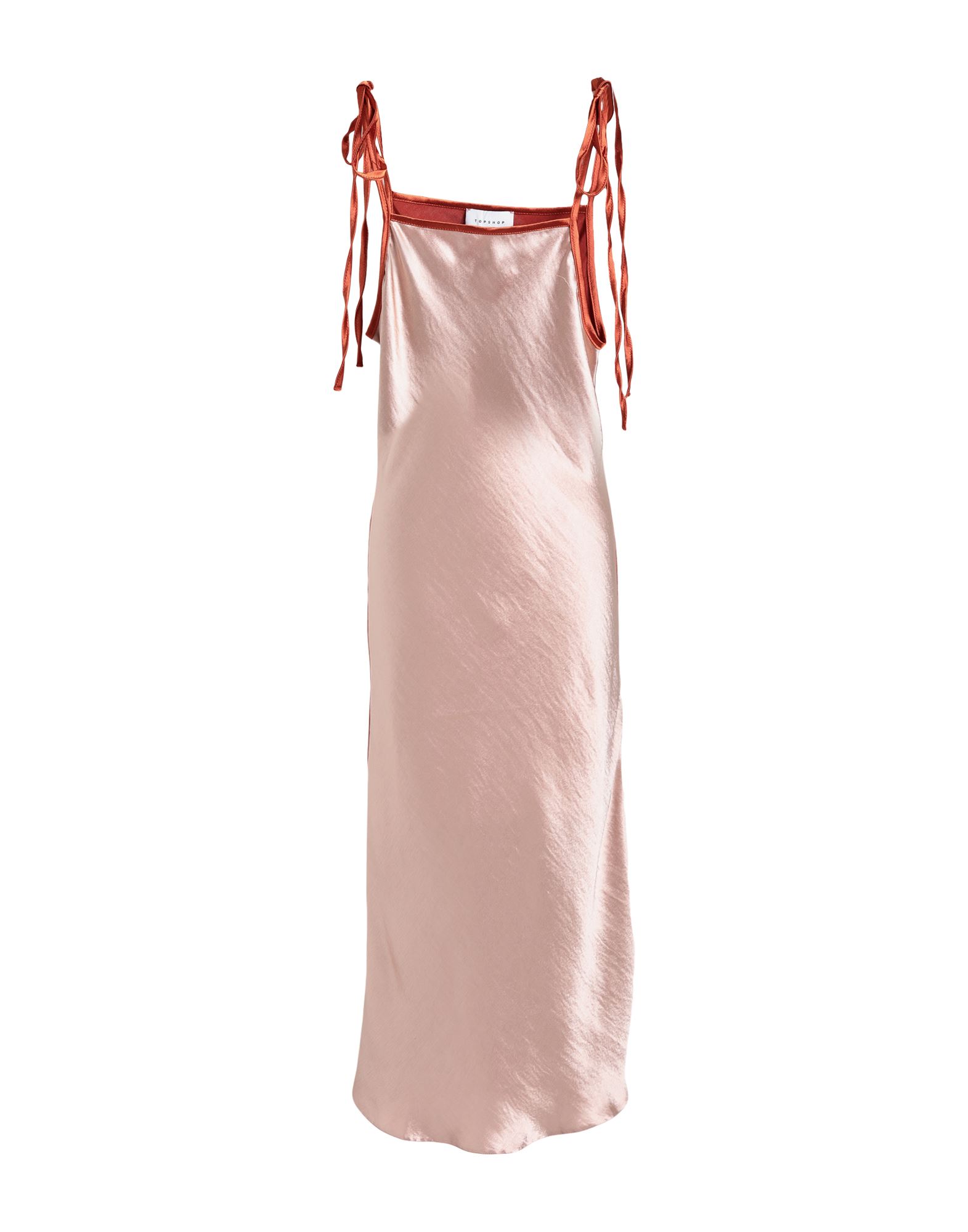 Topshop Midi Dresses In Pink