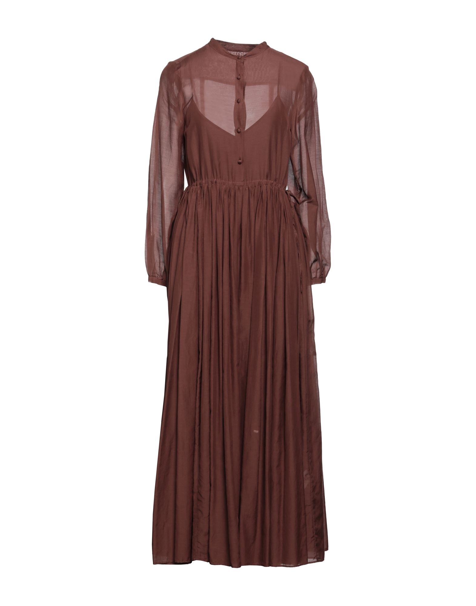 Mauro Grifoni Long Dresses In Brown