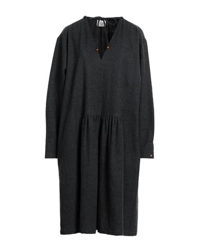 Alysi Woman Midi Dress Steel Grey Size 4 Virgin Wool