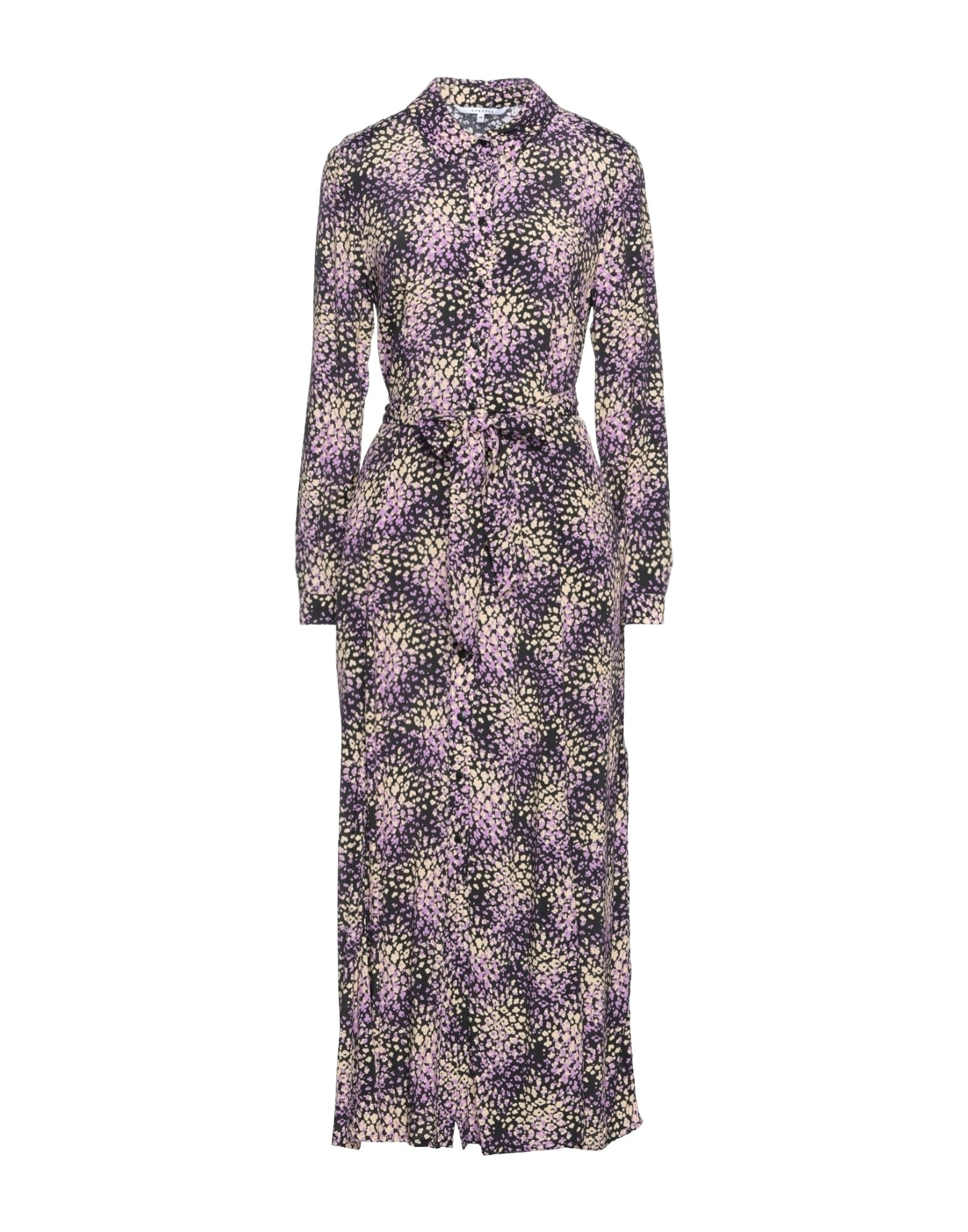 Xandres Midi Dresses In Purple | ModeSens