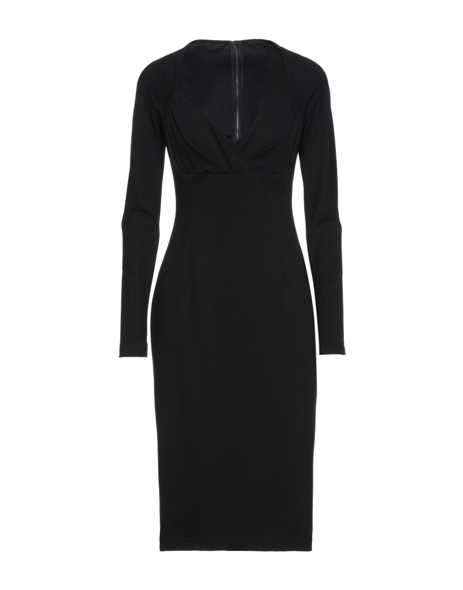 Dolce & Gabbana Midi Dresses In Black