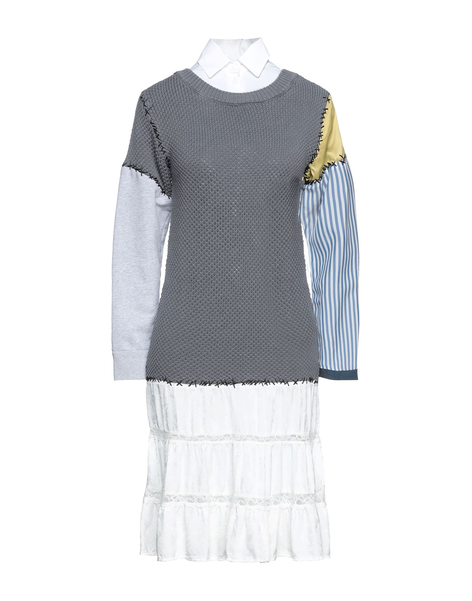 Moschino Midi Dresses In Grey