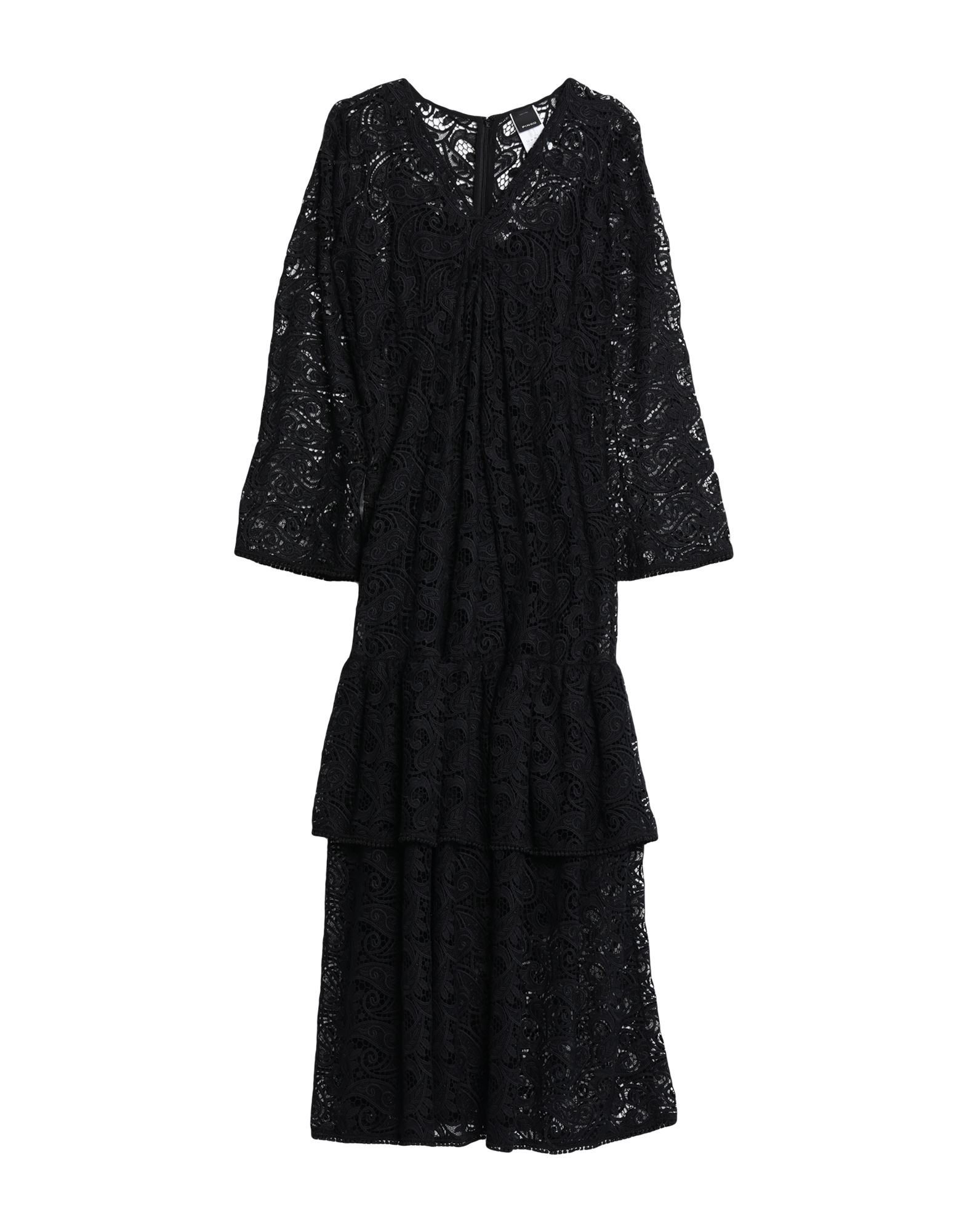 Pinko Long Dresses In Black