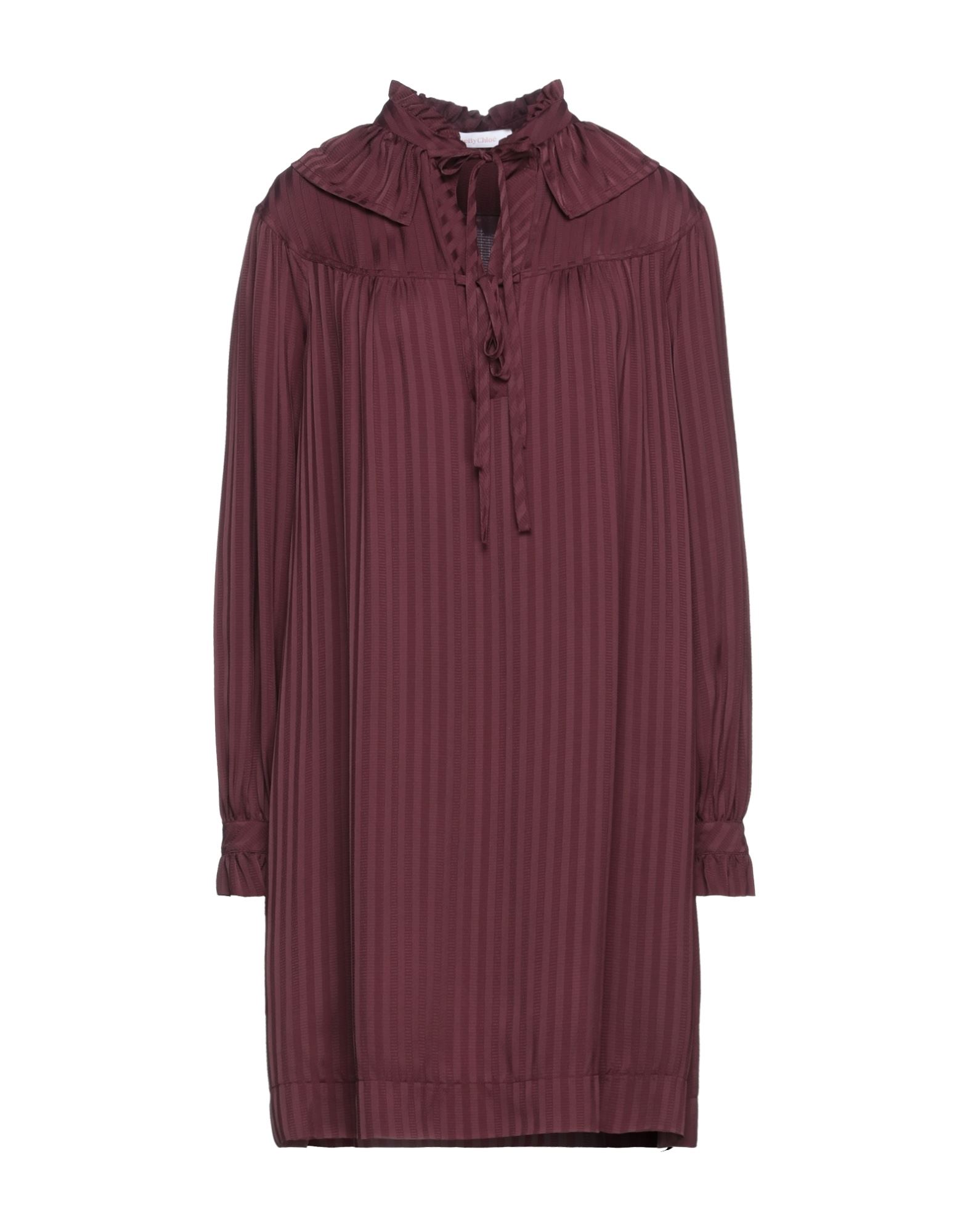 See By Chloé Short Dresses In Purple