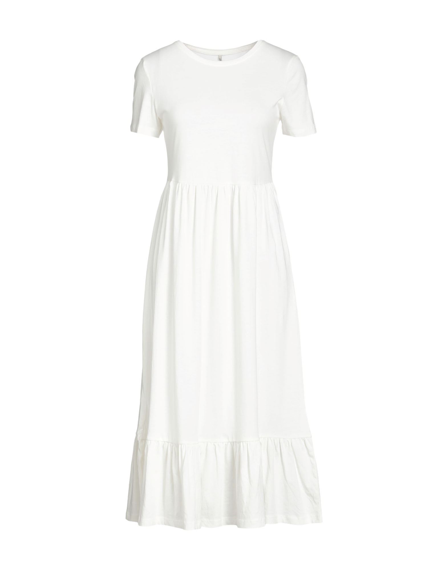 Only Midi Dresses In White