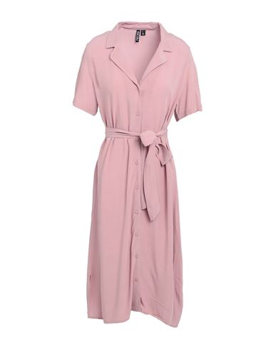 Pieces Woman Midi Dress Pastel Pink Size Xl Ecovero Viscose
