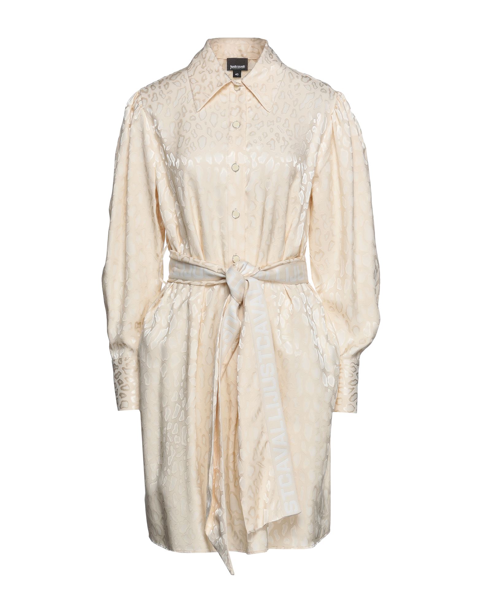 Just Cavalli Short Dresses In White