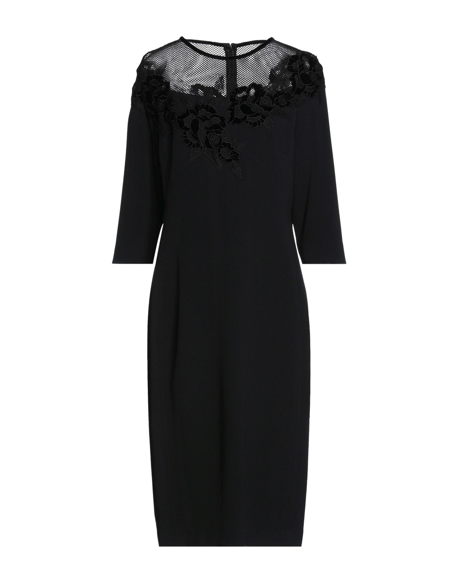 Clips Midi Dresses In Black