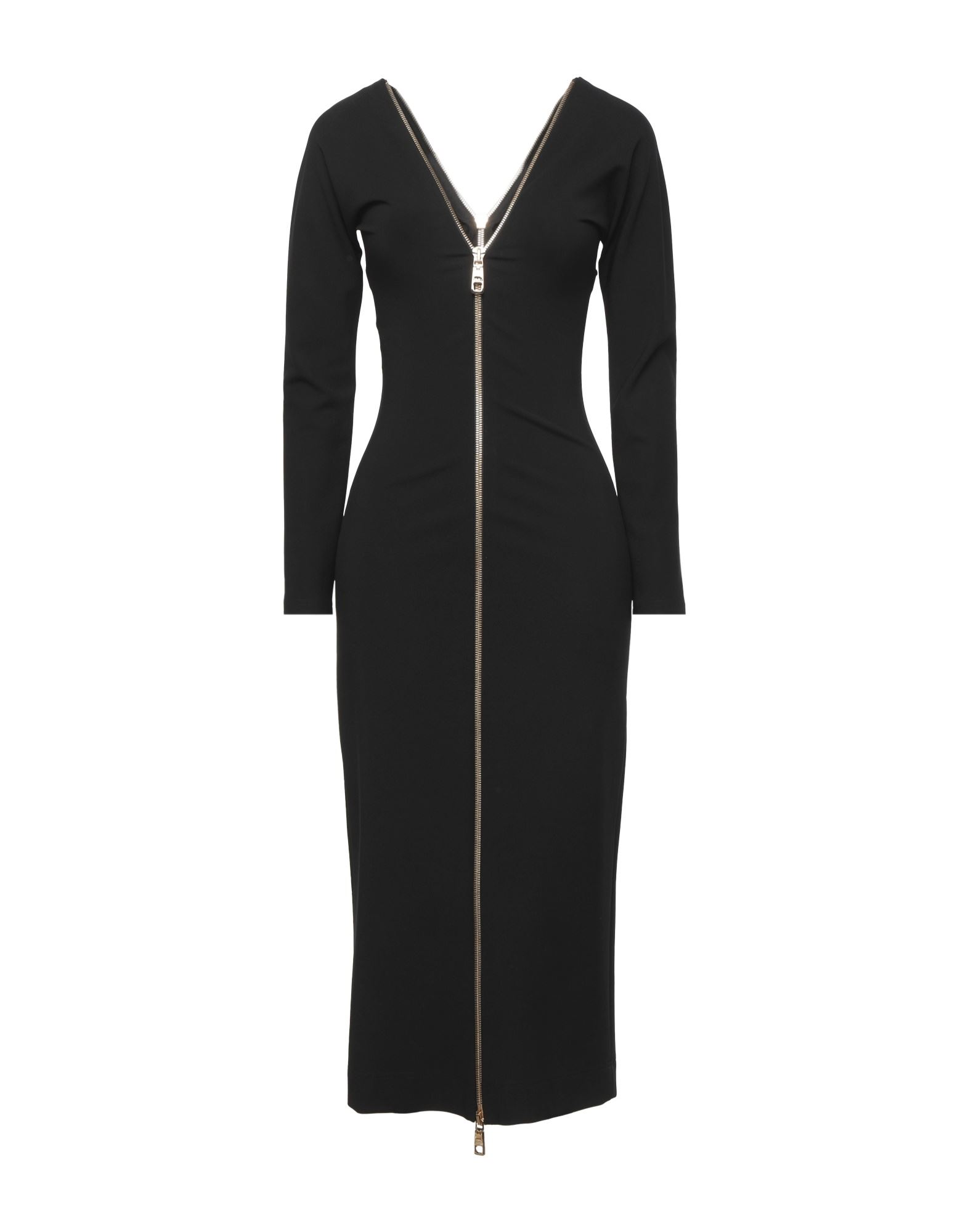 Dolce & Gabbana Midi Dresses In Black