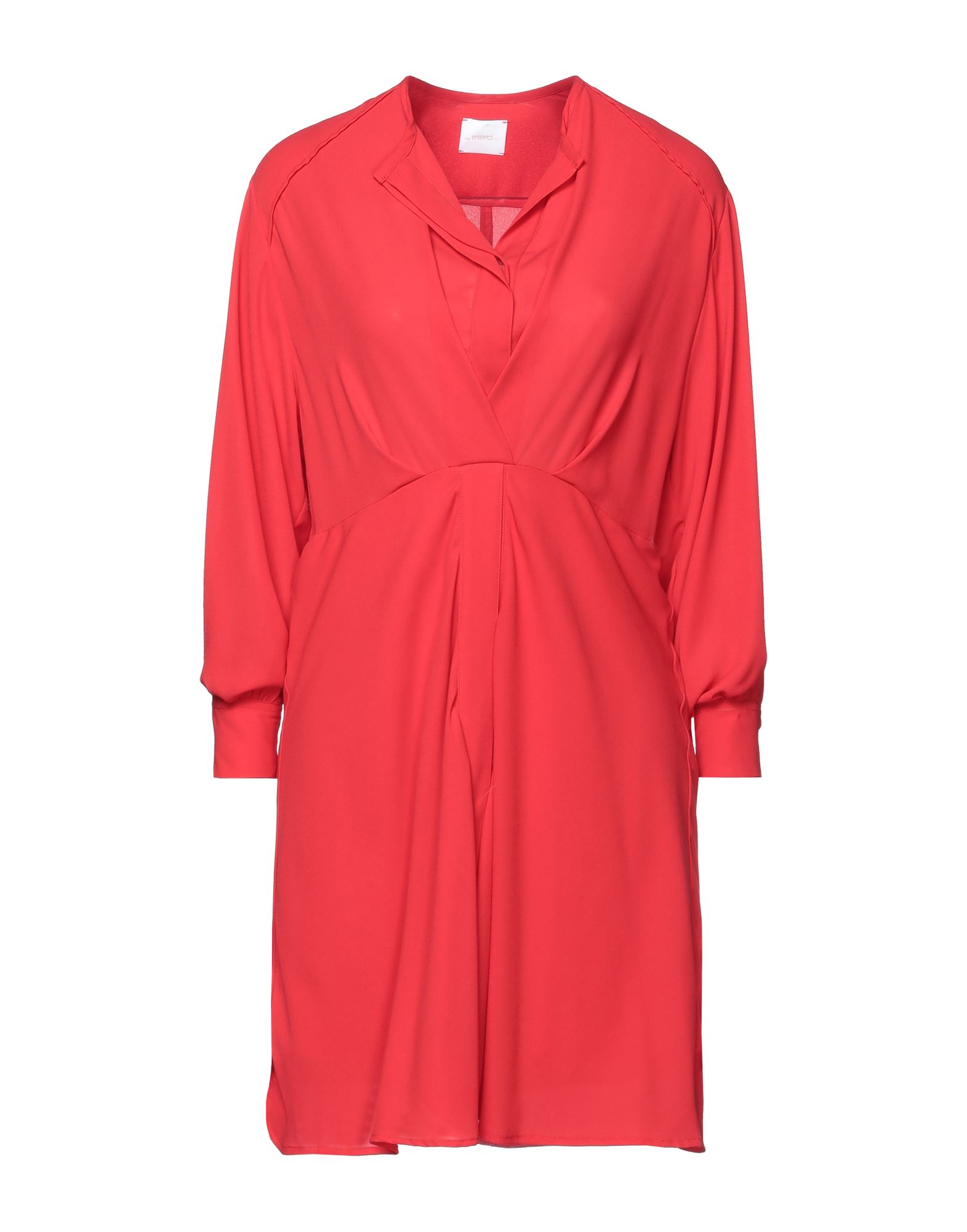 Merci .., Woman Mini Dress Red Size 4 Polyester