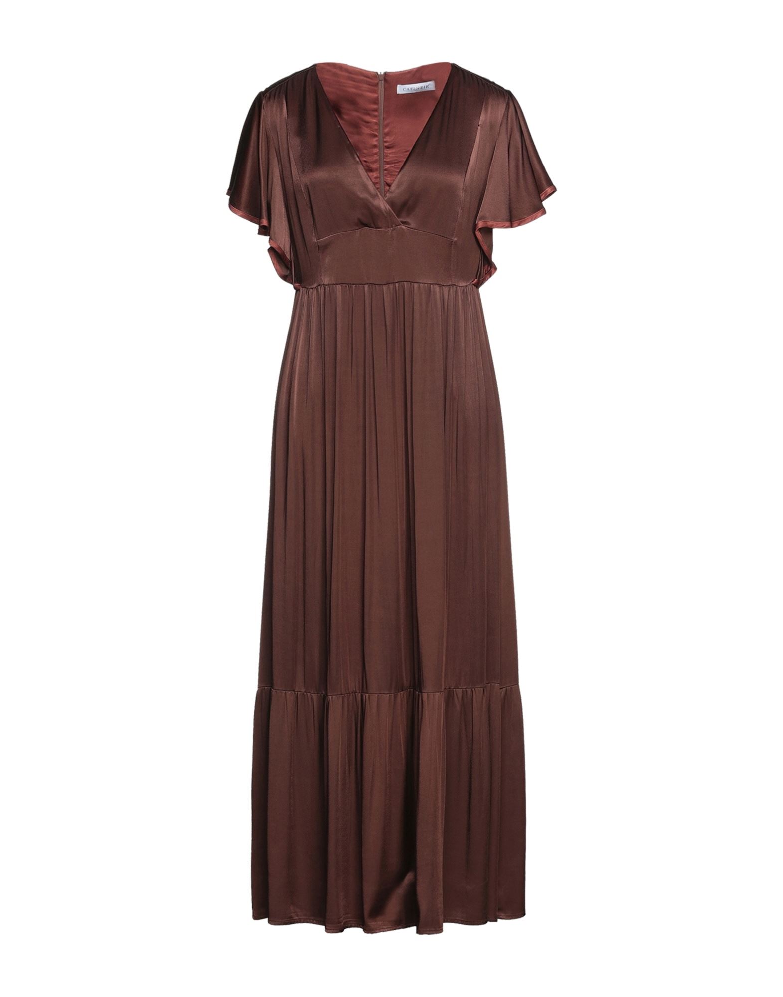 Cafènoir Long Dresses In Brown