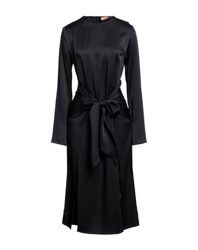 The Andamane Woman Midi Dress Black Size Xs Acetate, Viscose