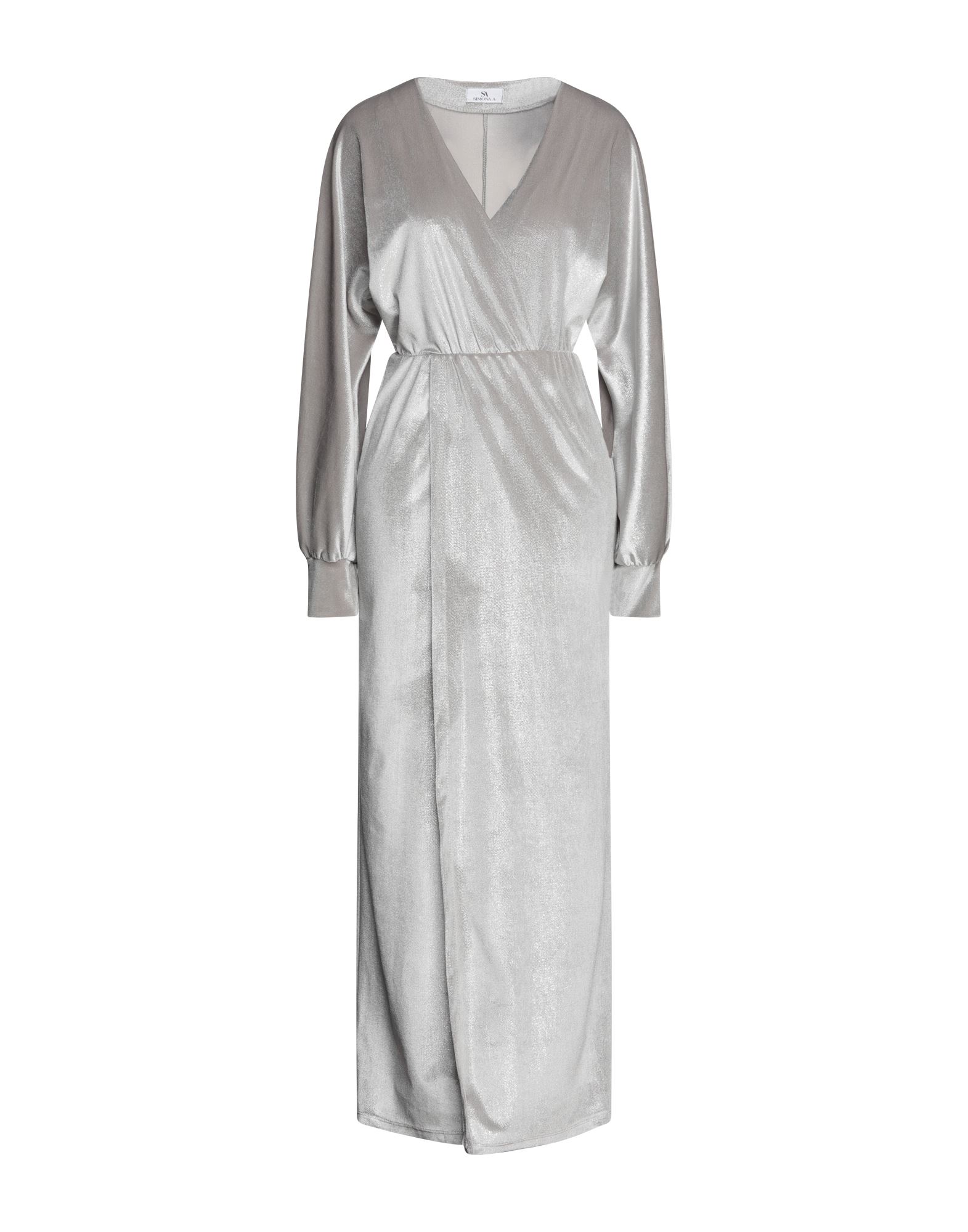 Simona-a Long Dresses In Grey