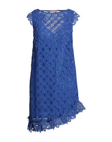 Ermanno Scervino Woman Mini Dress Blue Size 10 Polyester