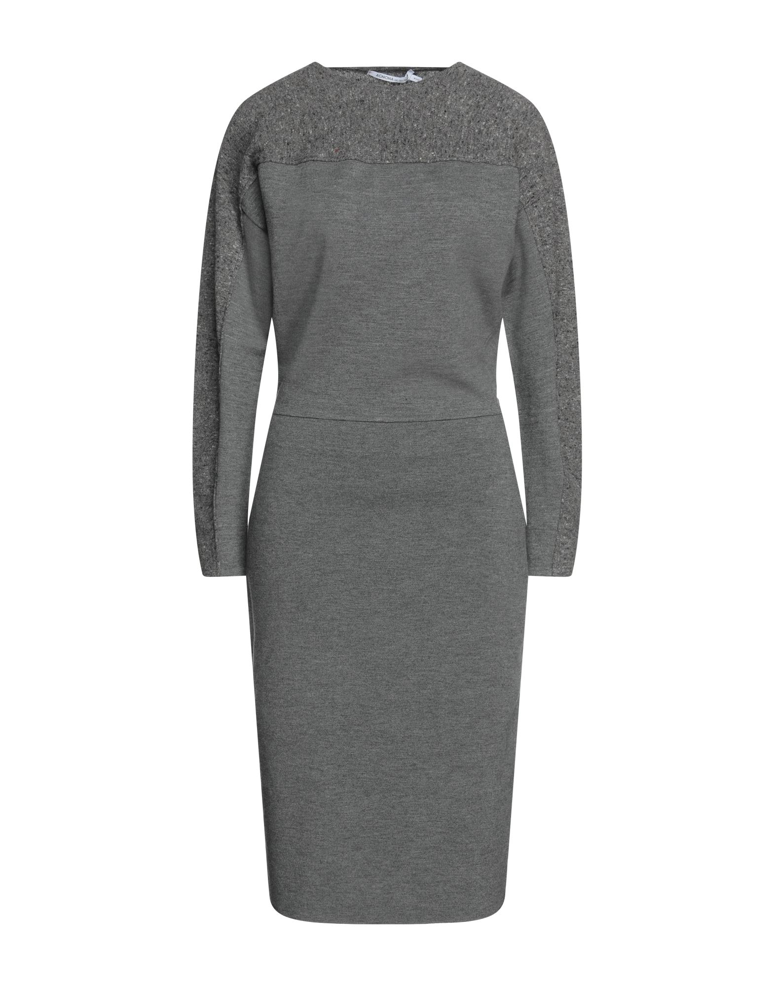 Agnona Midi Dresses In Grey