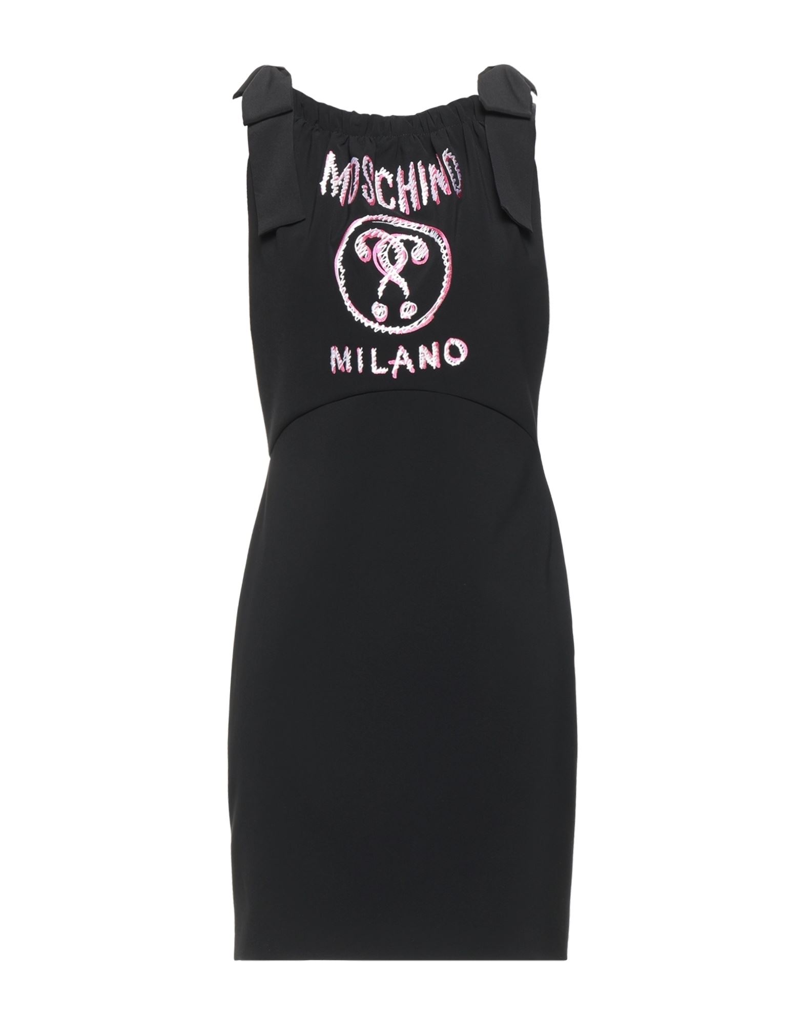 Moschino Short Dresses In Black