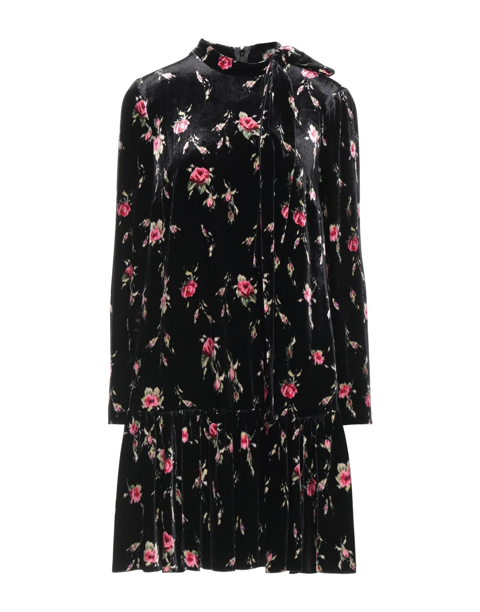 Red Valentino Short Dresses In Black