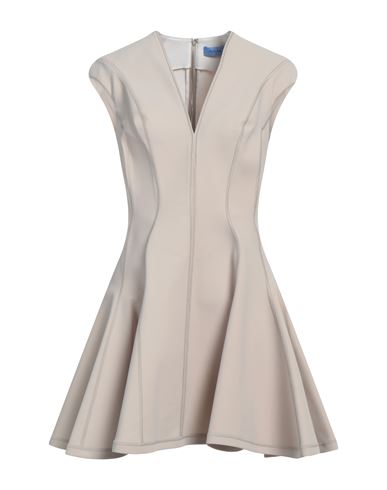 Mugler Woman Mini Dress Grey Size 8 Polyamide, Elastane