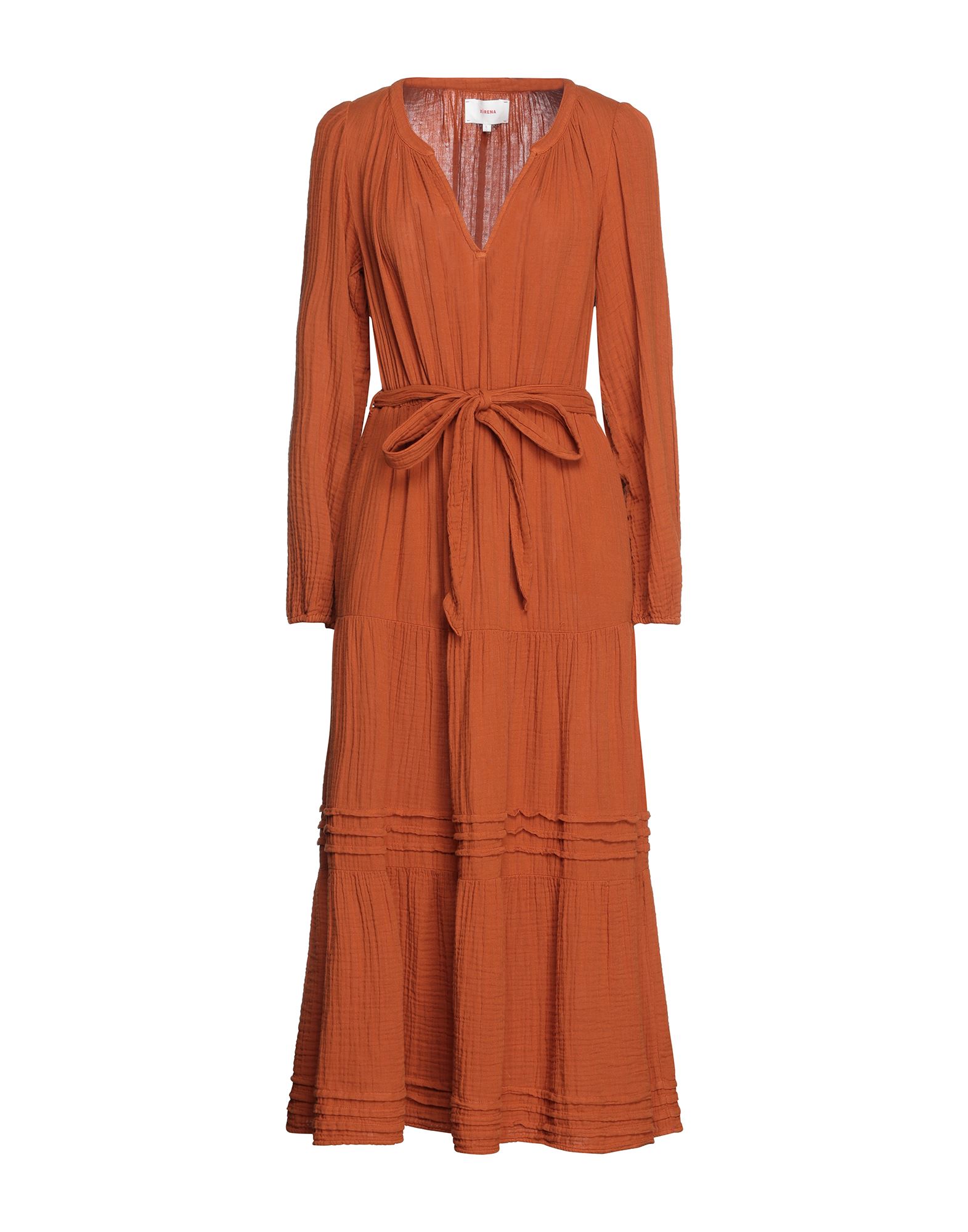Xirena Midi Dresses In Orange ModeSens