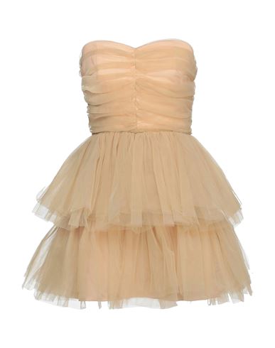 Minivestido Mujer Beige 40 Mujer
