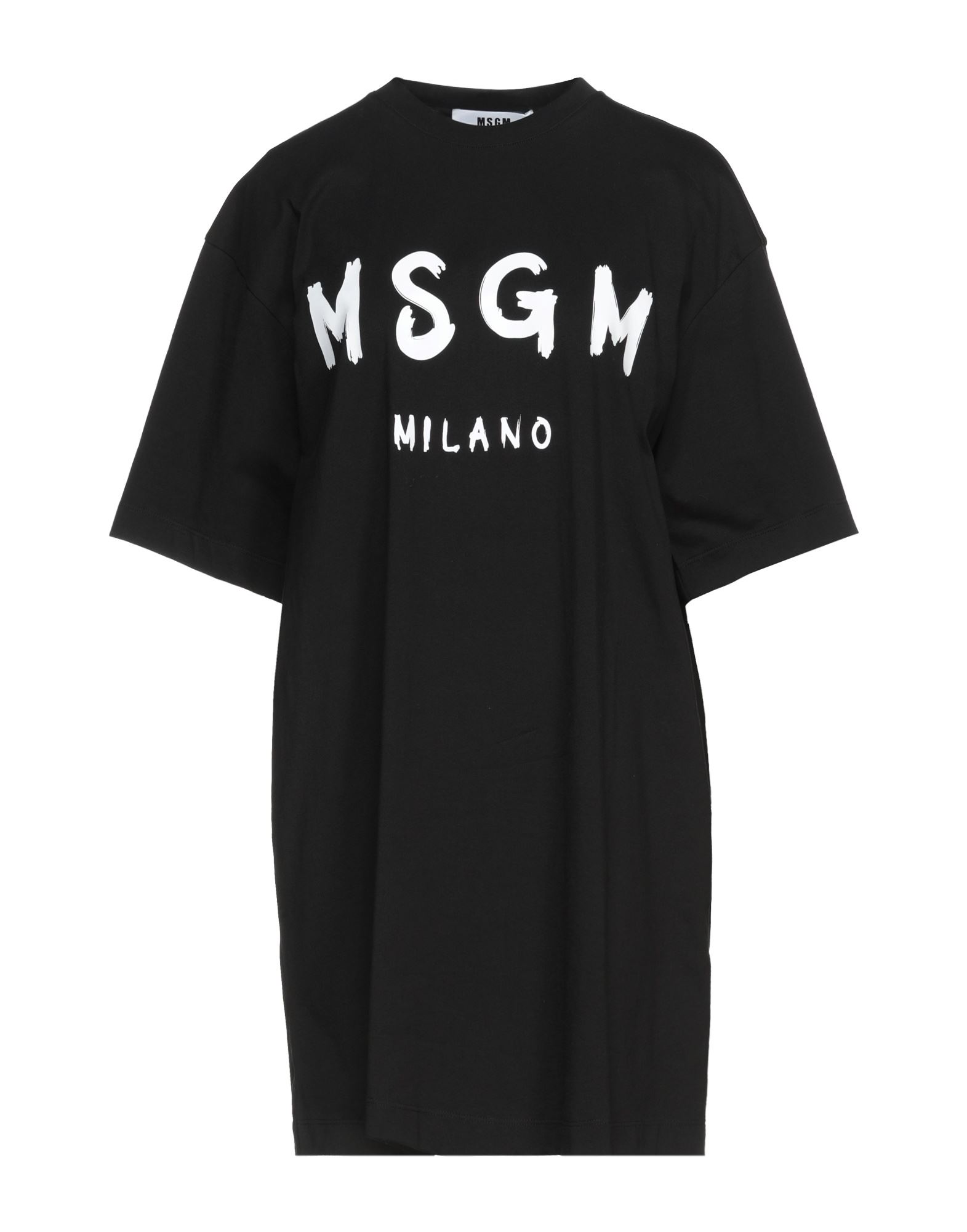 Msgm Short Dresses In Black