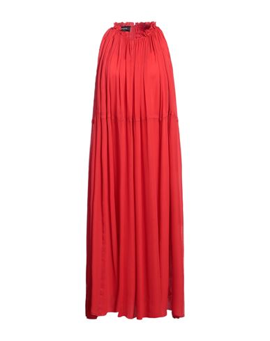 Rochas Woman Midi Dress Red Size 6 Silk