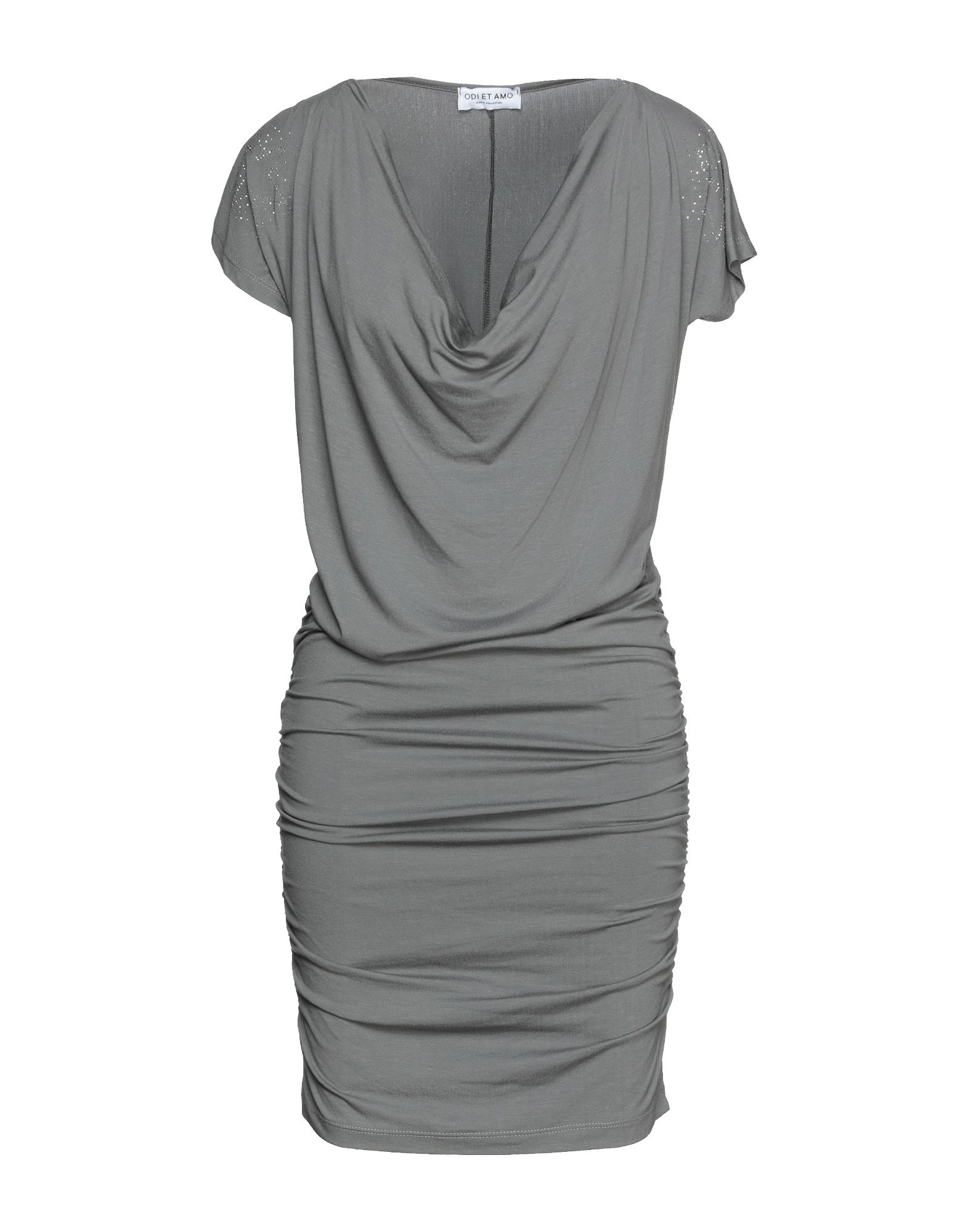 Odi Et Amo Short Dresses In Grey