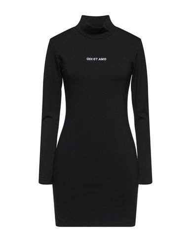 Woman Mini dress Black Size 2 Polyester, Elastane