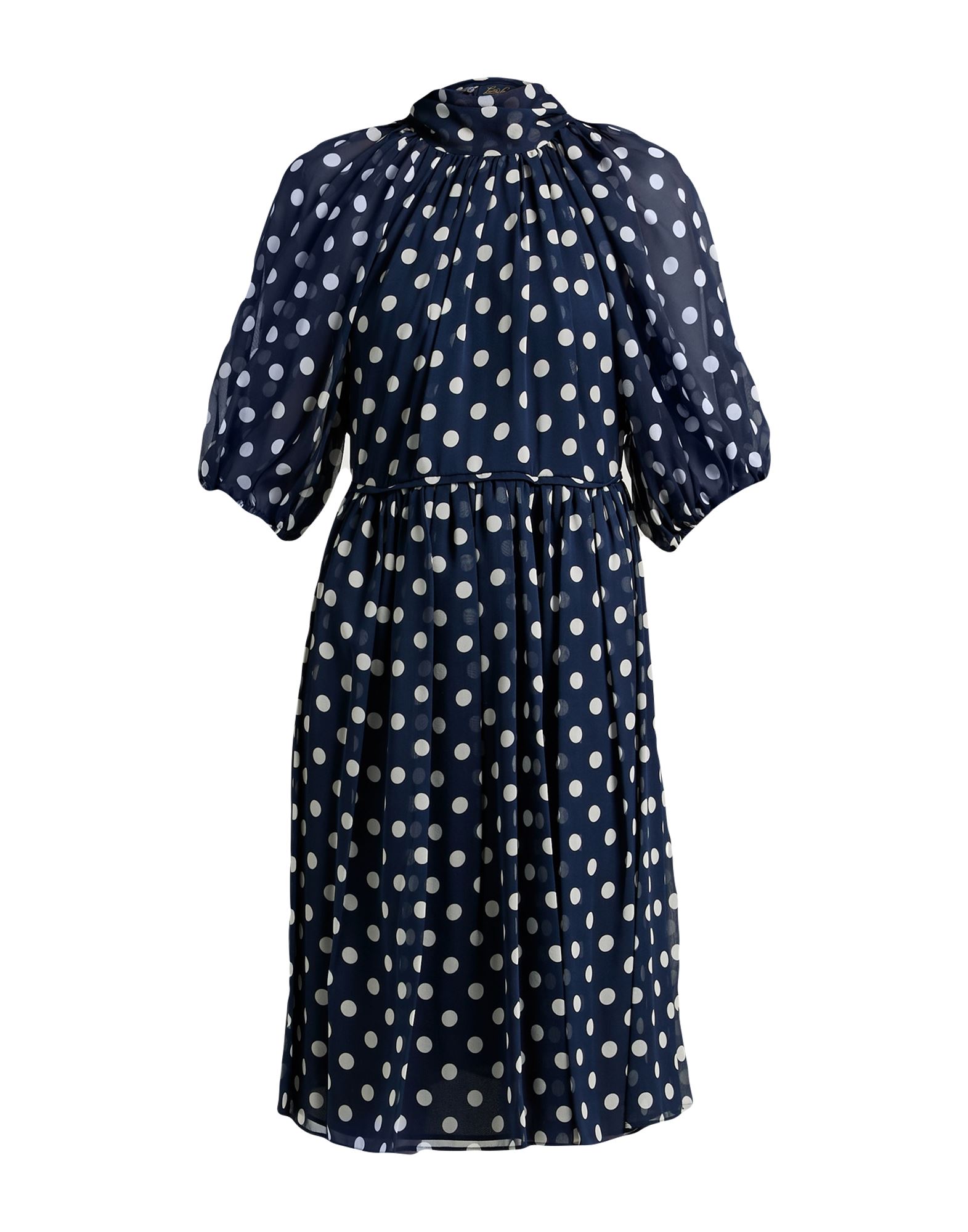 Luisa Spagnoli Midi Dresses In Dark Blue | ModeSens