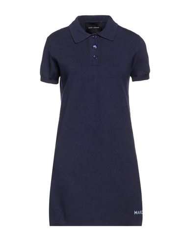 Marc Jacobs Woman Mini Dress Navy Blue Size Xl Cotton, Nylon, Elastane