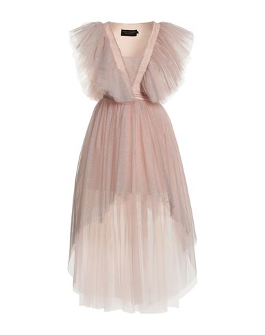 Simona Corsellini Woman Mini Dress Blush Size 4 Polyester, Polyamide In Pink