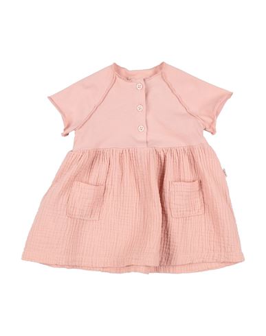 Teddy & Minou Newborn Girl Baby Dress Pink Size 1 Cotton