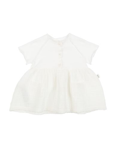 Teddy & Minou Newborn Girl Baby Dress White Size 1 Cotton