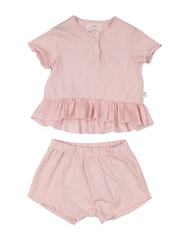 Teddy & Minou Newborn Girl Baby Set Pink Size 3 Cotton