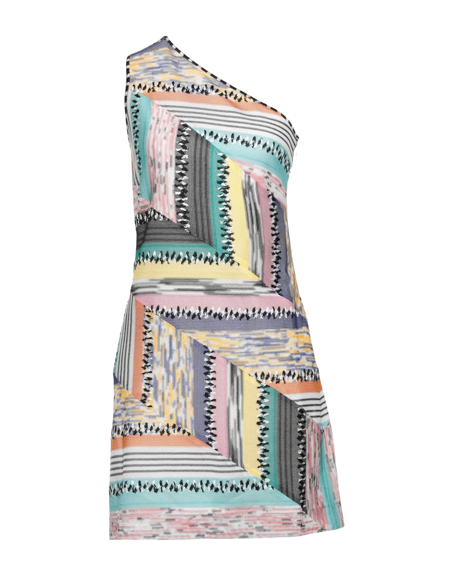 Missoni Short Dresses In Turquoise