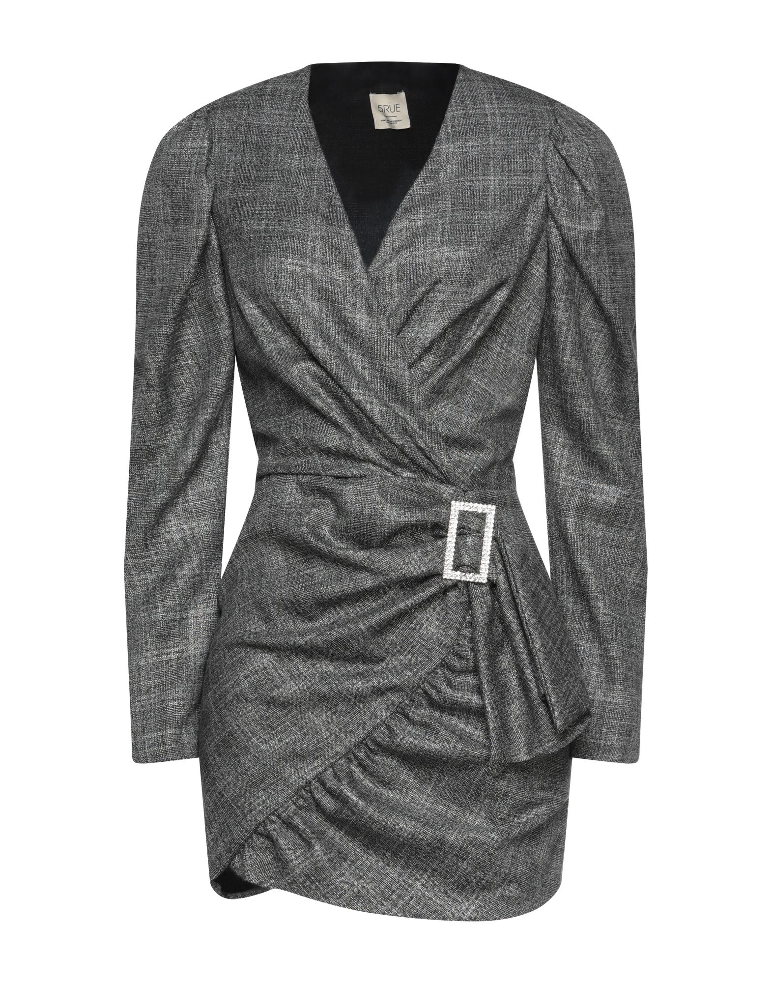 Shop 5rue Woman Mini Dress Grey Size M Polyester, Elastane