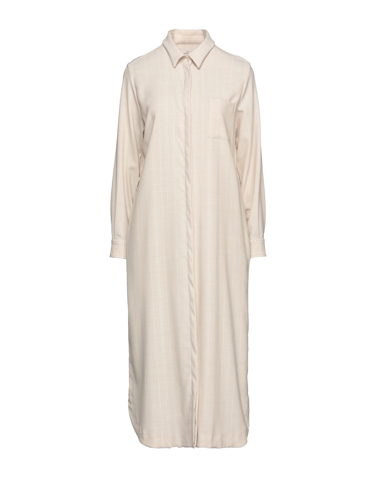 Via Masini 80 Midi Dresses In Beige
