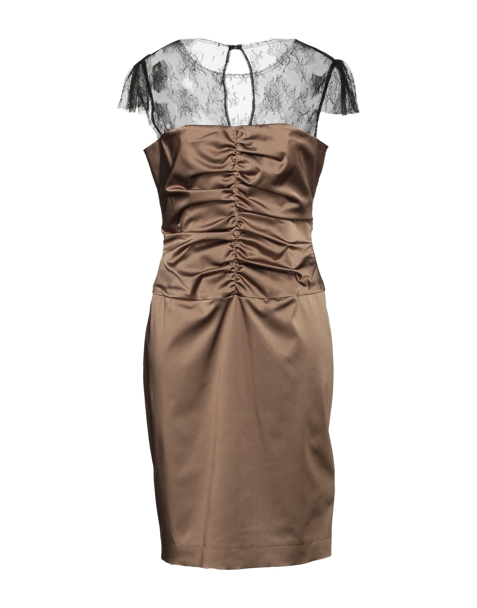 Michelle Windheuser Short Dresses In Khaki