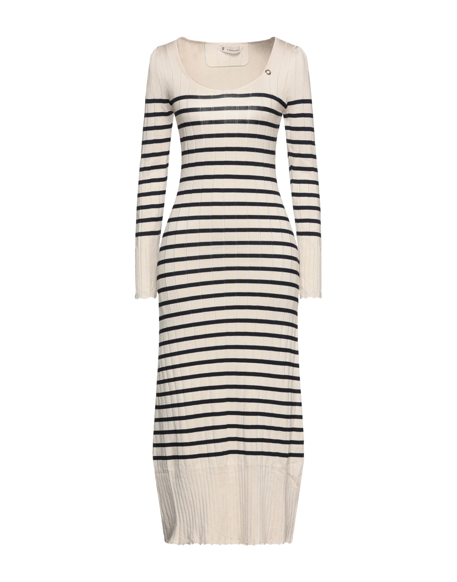 Mangano Midi Dresses In Beige