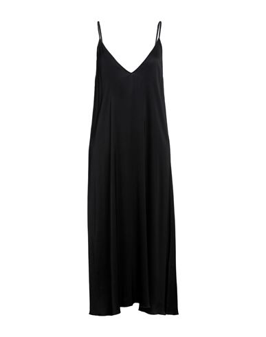 Alessia Santi Woman Midi Dress Black Size 6 Viscose, Elastane